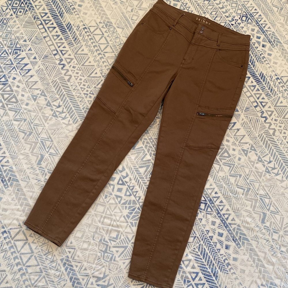 WHBM Brown The Skinny Ankle Pants - Picture 4 of 6